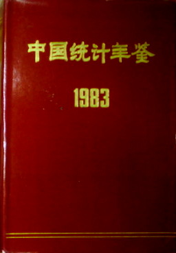 中国統計年鑑　１９８３*