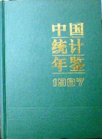 中国統計年鑑　１９８７*
