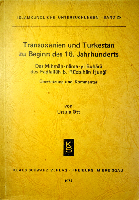 Transoxanien und Turkestan zu Beginn des 16.Jahrhunderts*