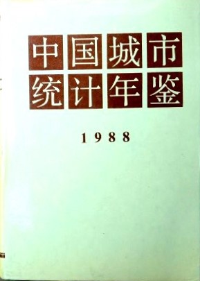 中国城市統計年鑑　１９９１*